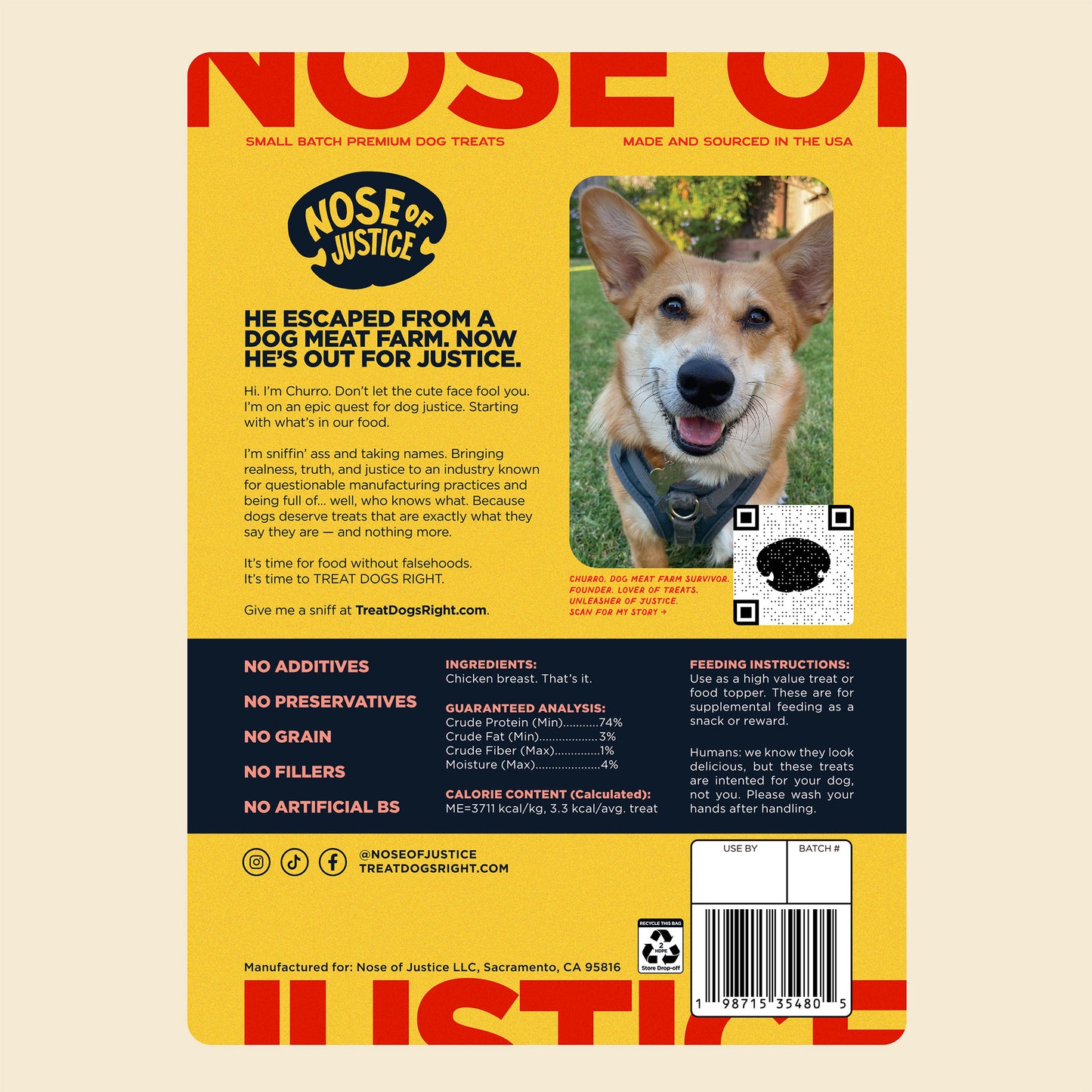 Nose of Justice Chicken Breast